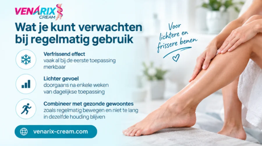 Venarix Cream - Anwendung für Menschen mit stehenden Berufen