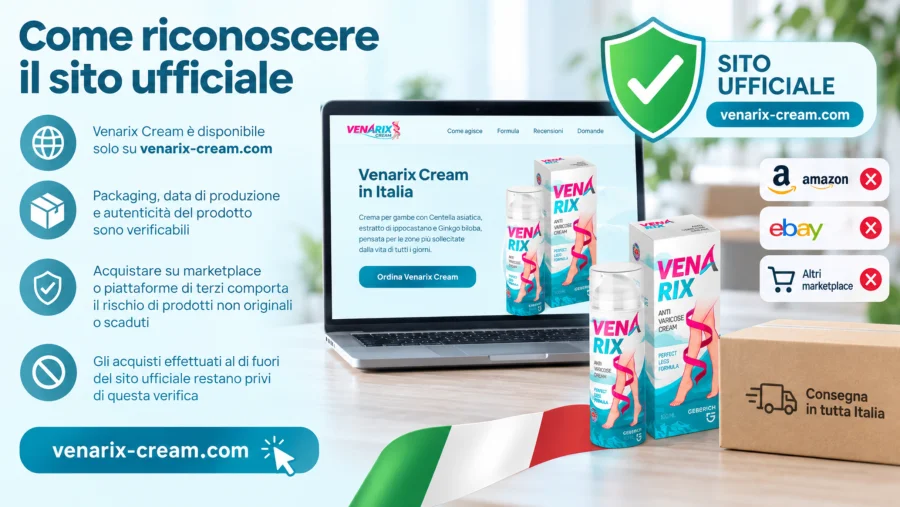 Venarix Cream - confezione originale del sito ufficiale