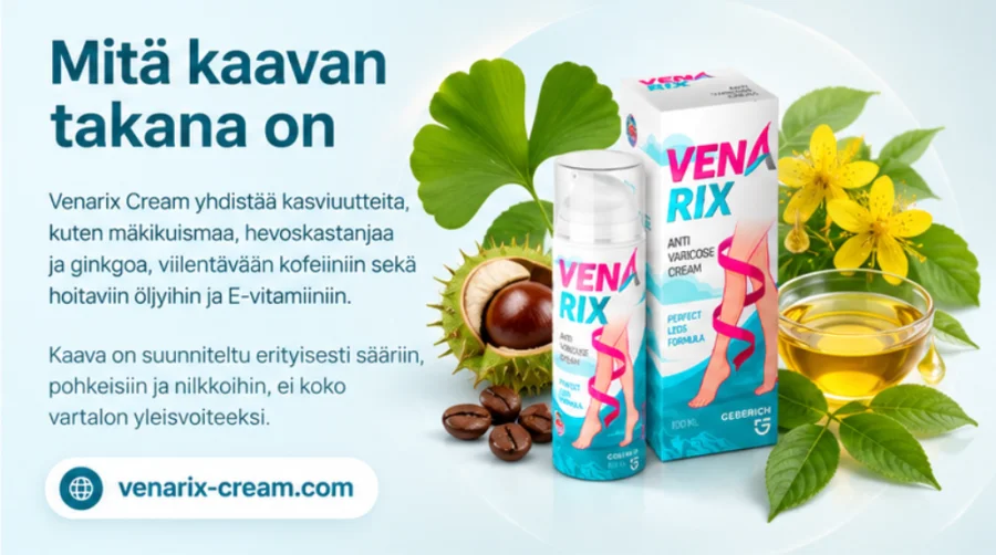 Venarix Cream - formlens ingredienser samlet