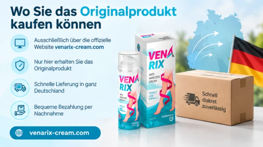 Venarix Cream - Originalverpackung der offiziellen Website