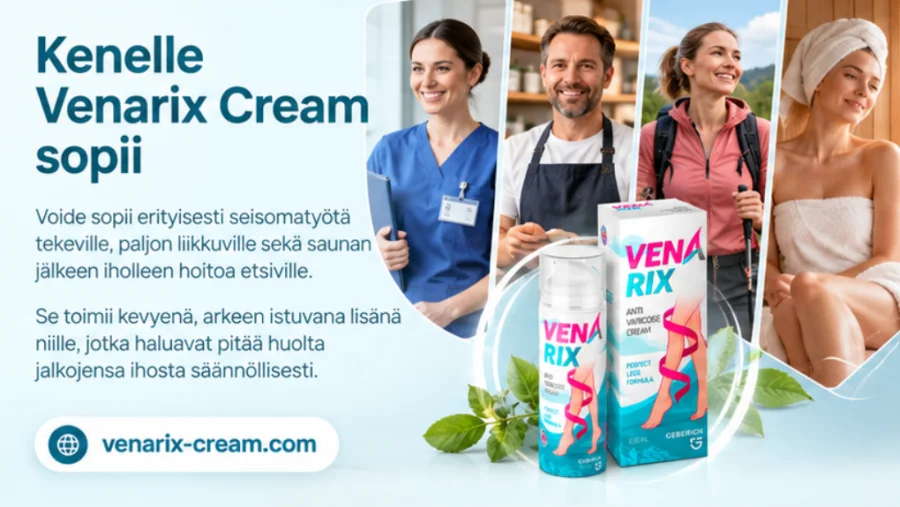 Venarix Cream - päivittäinen ihonhoitorutiini