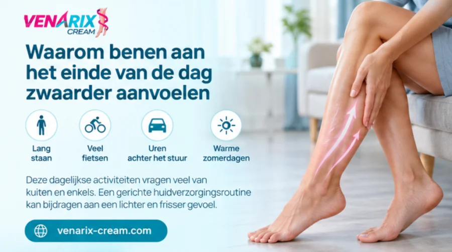 Venarix Cream - schwere Beine nach einem langen Arbeitstag
